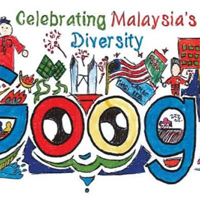 Finalis Lukisan Doodle Google Malaysia Sempena Hari 2017 4 Gambar