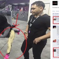 gambar seksi neelofa di gym