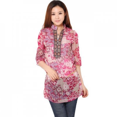 22 Fesyen Blouse Bohemian India Utara Terkini 2016