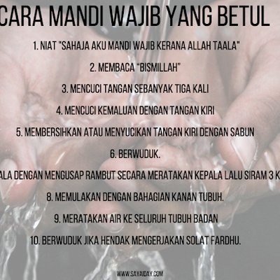 Cara Ambil Wuduk Yang Betul Perempuan - Islam Itu Indah Dan Lengkap ...