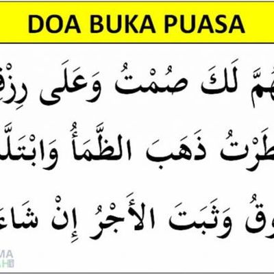 Doa Buka Puasa Lengkap Bacaan Arab Latin Dan Artinya