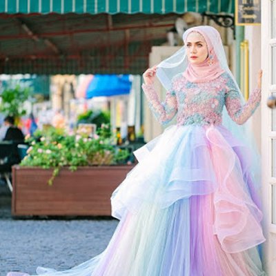  Gaun Pengantin Muslimah Ala Fairytales