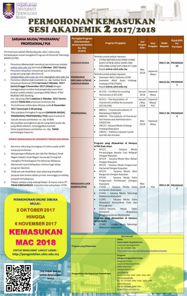 Program Ijazah Sarjana Muda Yang Ditawarkan Di Uitm Kedah Portal Rasmi Documote