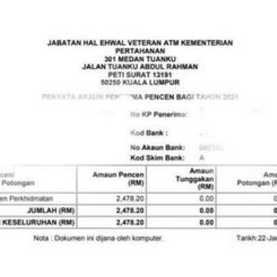 Penyata Pencen Jhev : Cerita Dari Lipis Semakan Penyata Pencen Jhev Atm ...